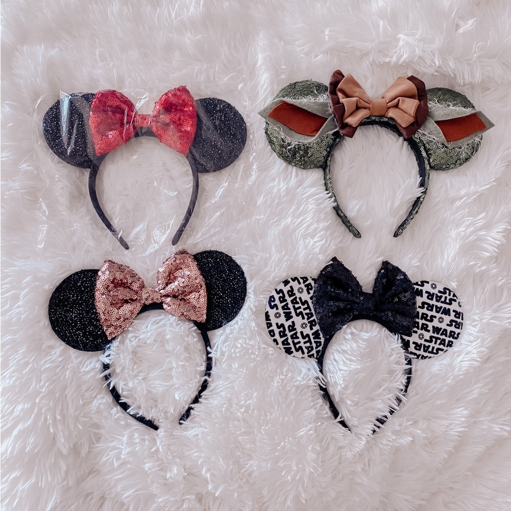 Minnie Mouse Ears - Bundle of 4
